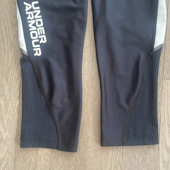 Under Armour Women's Compression HeatGear® No-Slip Waistband Capris - Picture 4 of 10